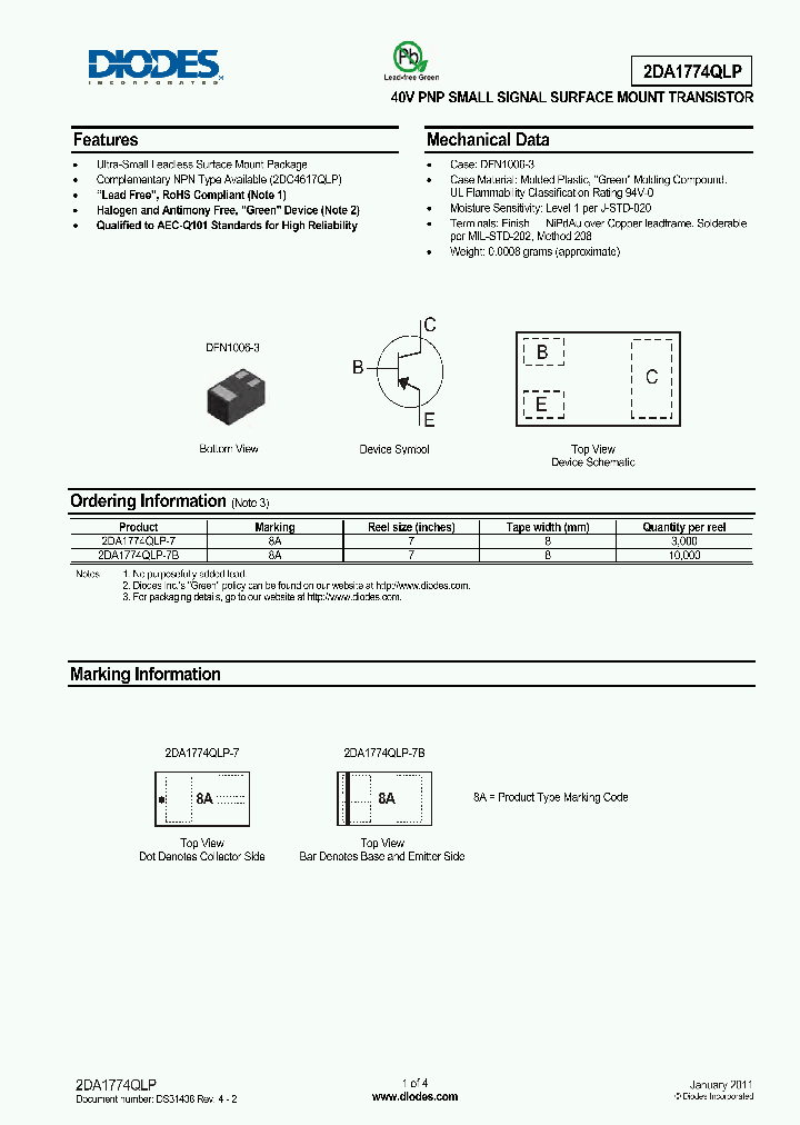 2DA1774QLP-7B_2875810.PDF Datasheet