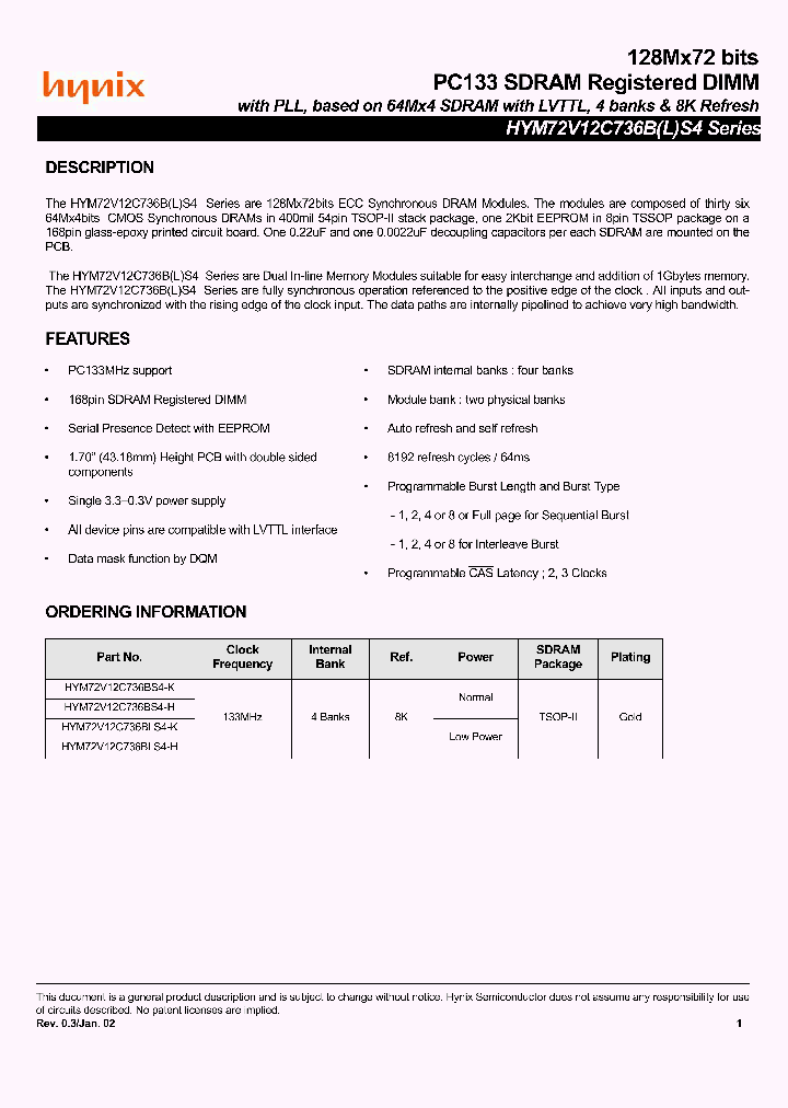 HYM72V12C736BLS4-H_2881311.PDF Datasheet