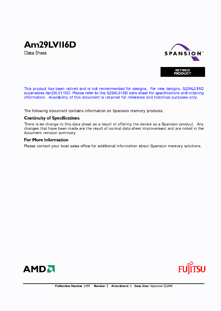 AM29LV116DB-120EF_2885519.PDF Datasheet