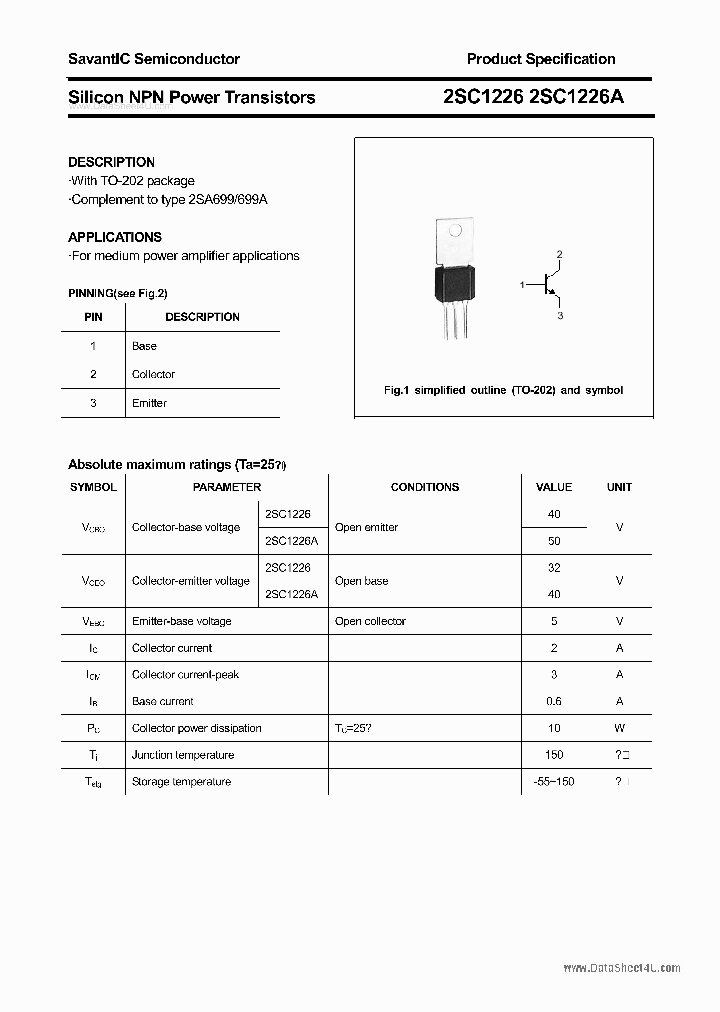 2SC1226A_2888867.PDF Datasheet