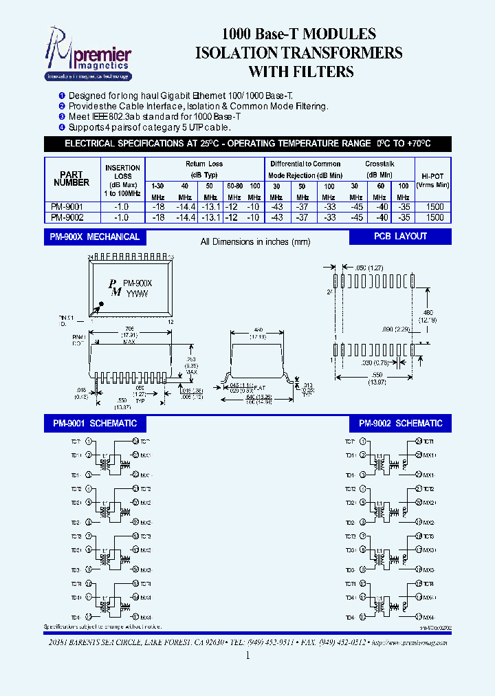 PM-9001_2902510.PDF Datasheet