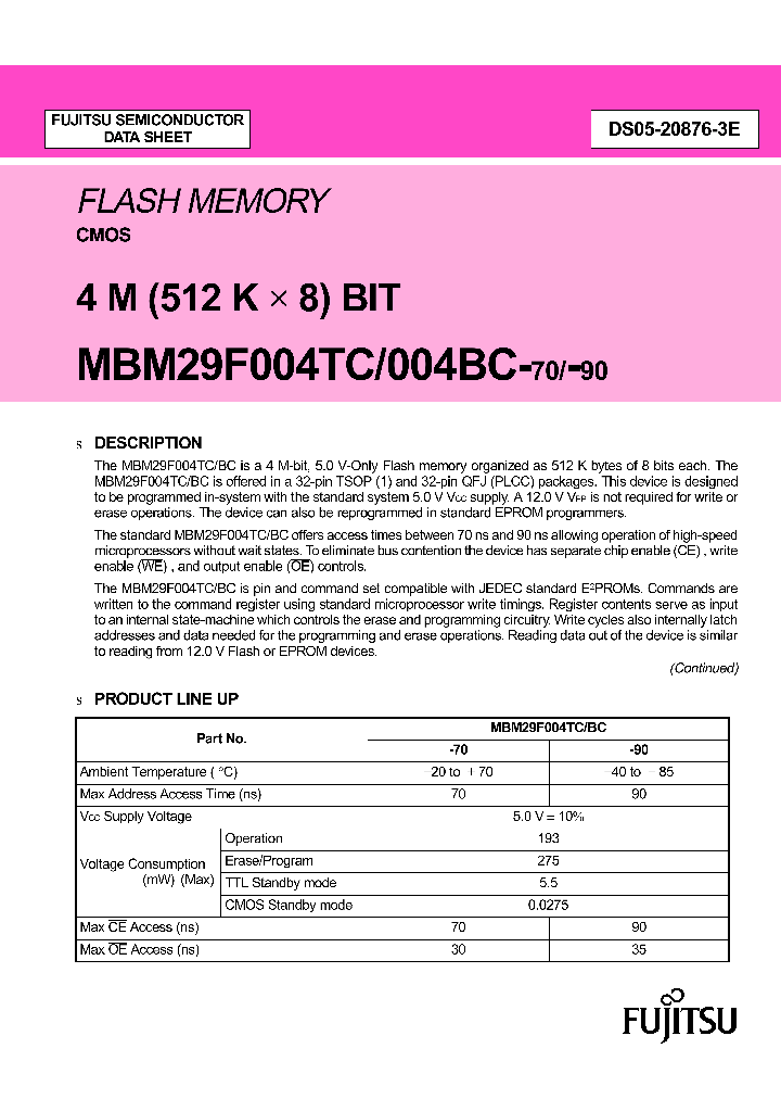 MBM29F004BC-70PFTN_2906463.PDF Datasheet