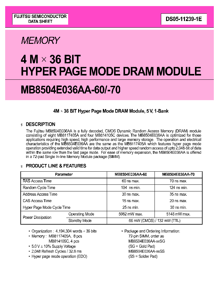 MB8504E036AA-60_2922005.PDF Datasheet