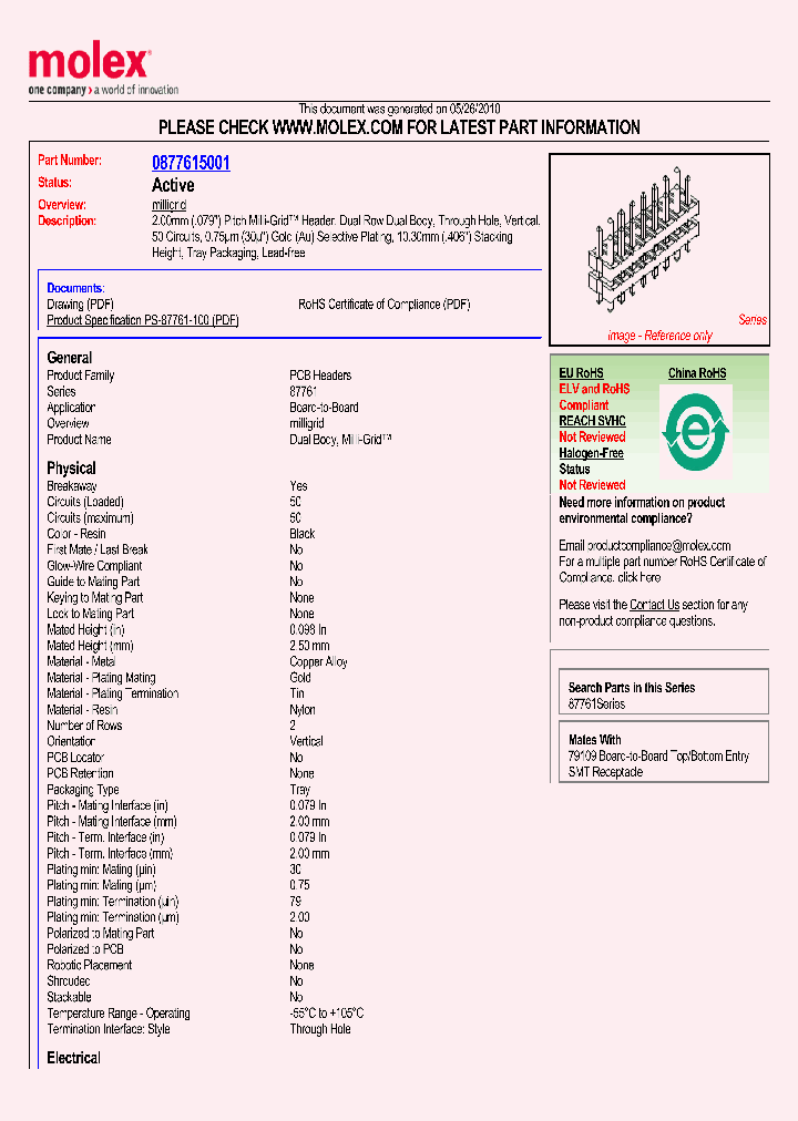 87761-5001_2923070.PDF Datasheet