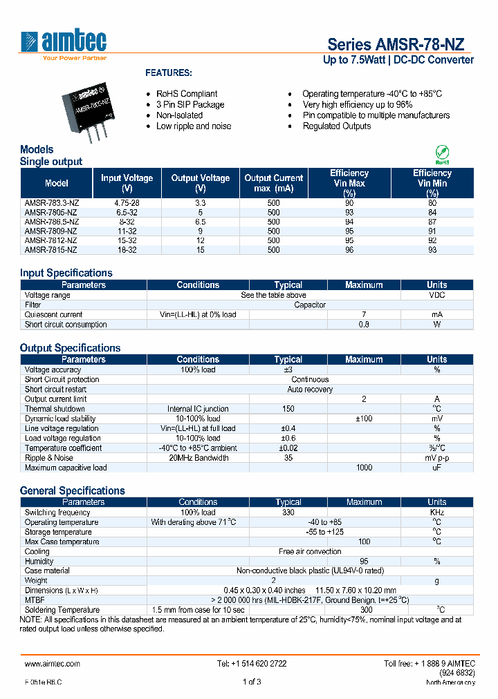 AMSR-78-NZ1_2937569.PDF Datasheet