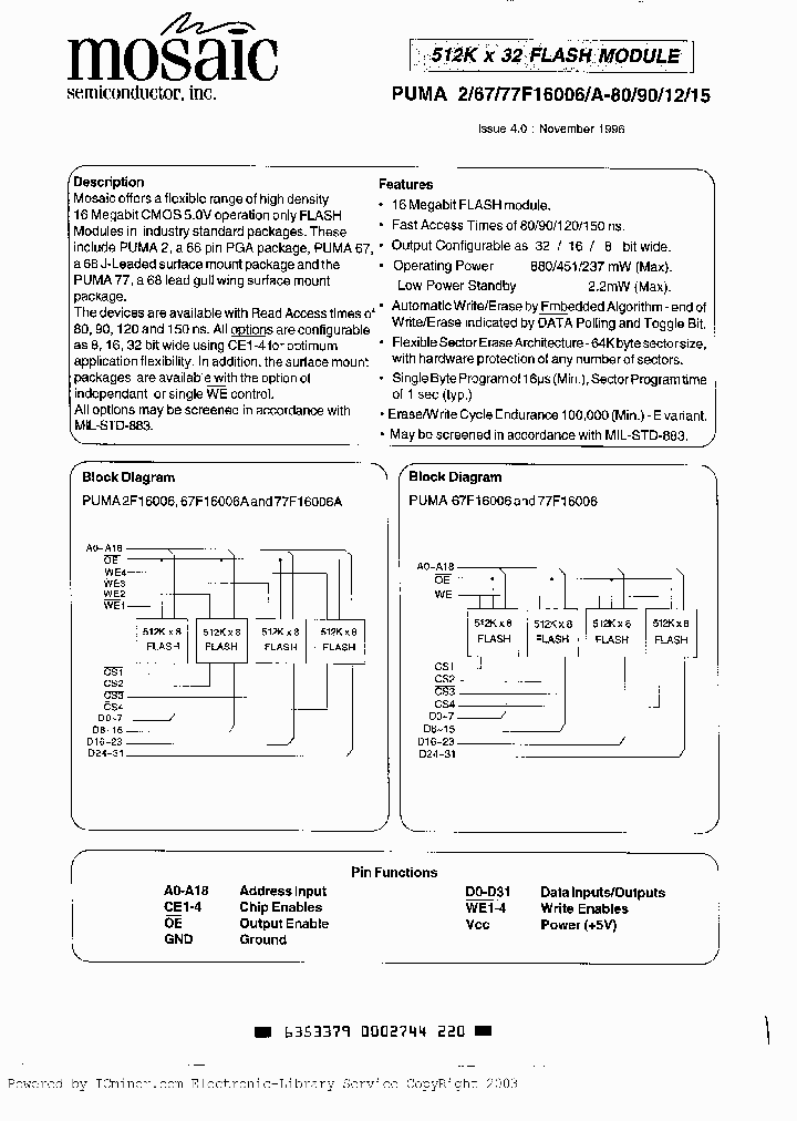 PUMA67F16006A-80E_2956785.PDF Datasheet