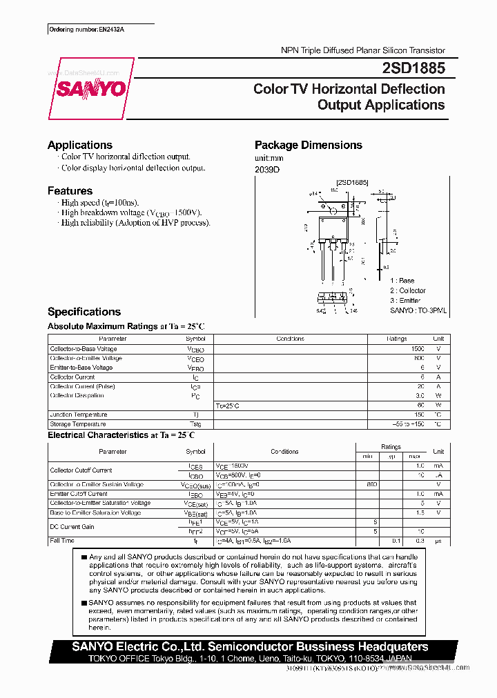 D1885_2960225.PDF Datasheet