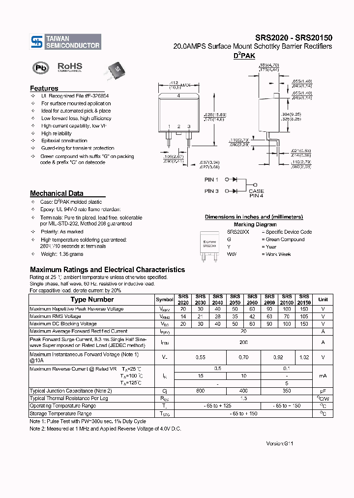 SRS2030_2961222.PDF Datasheet