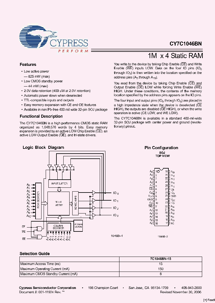 CY7C1046BN-15VC_2963344.PDF Datasheet
