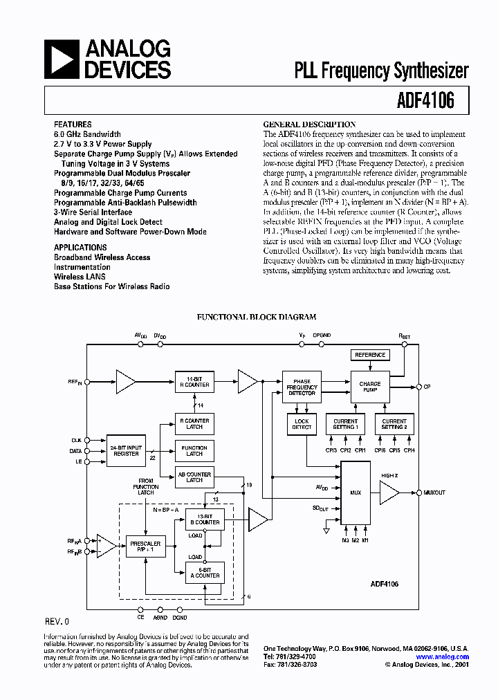 ADF4106BRU_2963930.PDF Datasheet