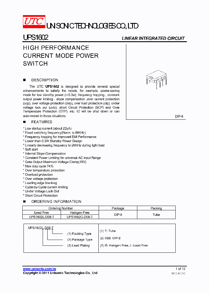 UPS1602L-D08-T_2970278.PDF Datasheet