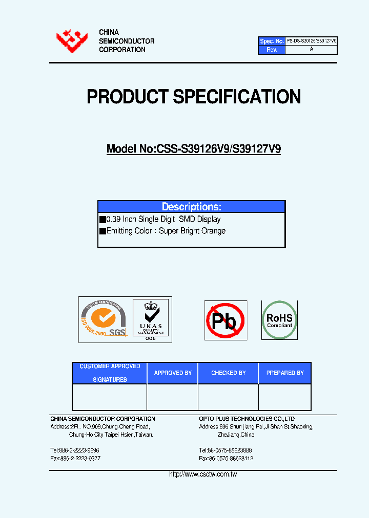 CSS-S39126V9_2987471.PDF Datasheet