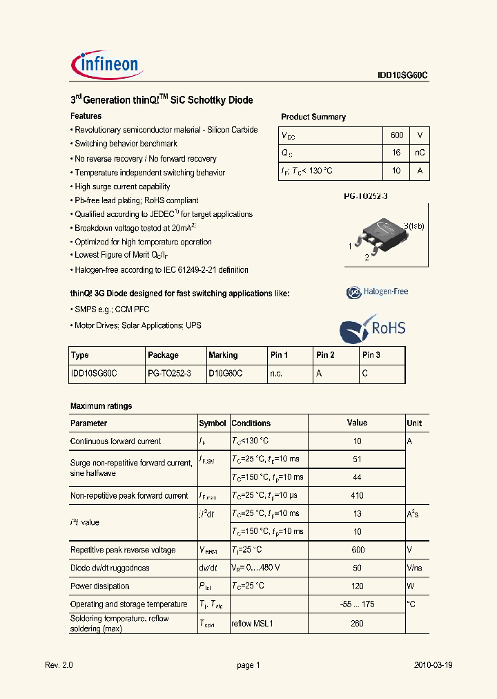 IDD10SG60C_2991178.PDF Datasheet