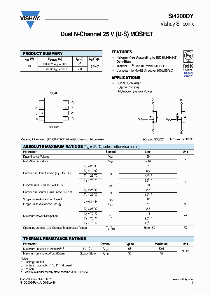 SI4200DY_2994169.PDF Datasheet
