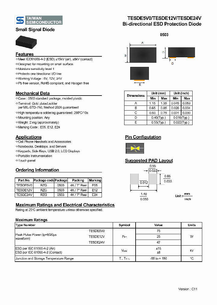 TESDE24V_2999604.PDF Datasheet