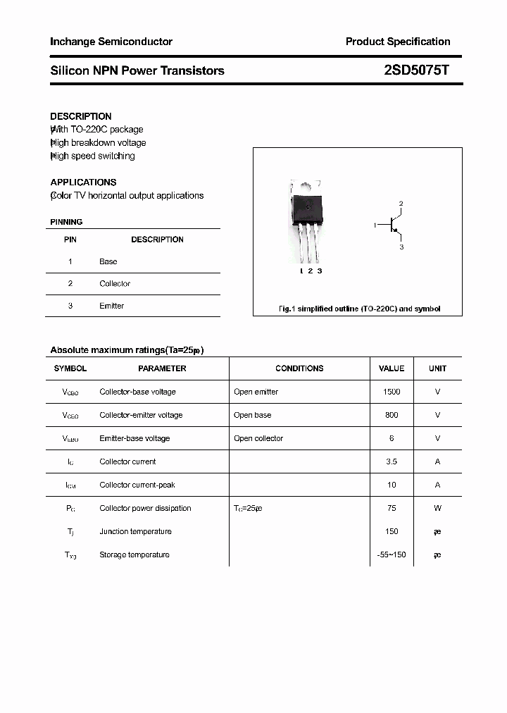 2SD5075T_3013434.PDF Datasheet