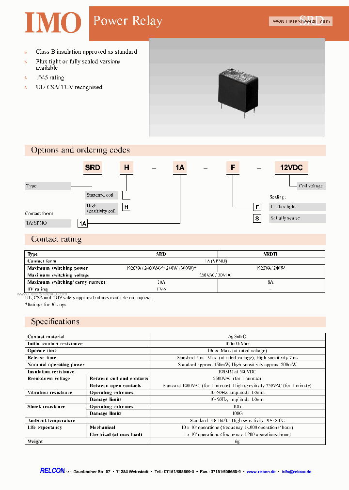 SRD-1A-F-XXVDC_3027615.PDF Datasheet