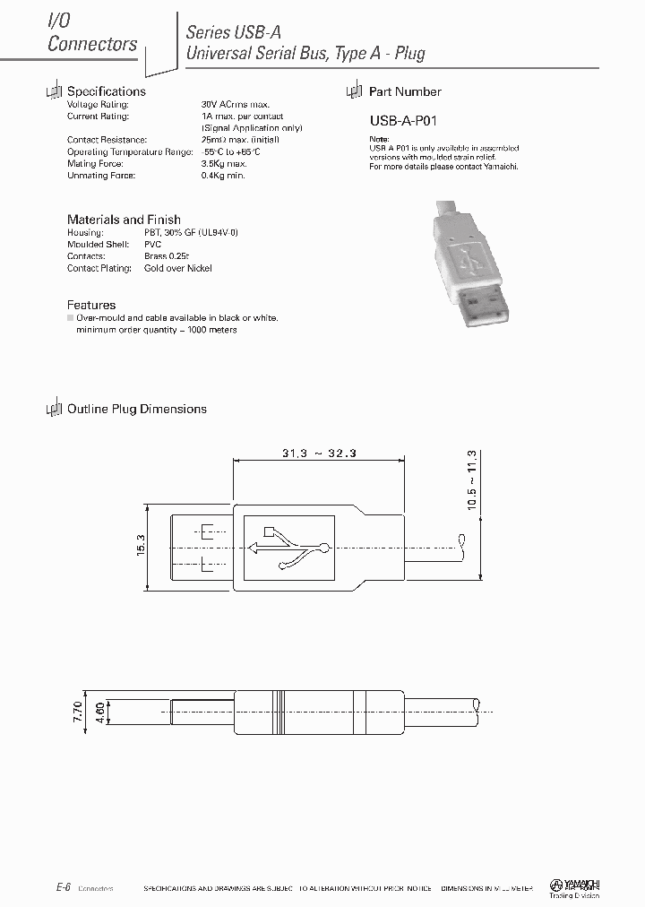 USB-A-P01_3047075.PDF Datasheet