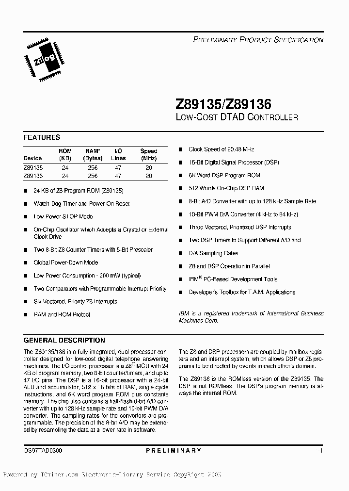 Z8913620VSC_3049309.PDF Datasheet