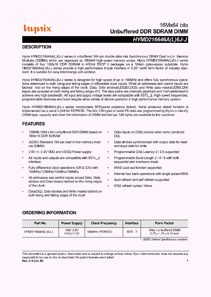 HYMD216646AL6J_3058077.PDF Datasheet