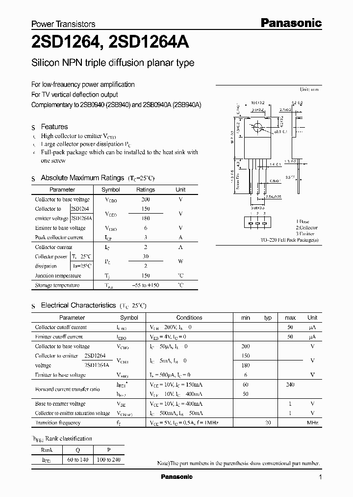 2SD1264P_3069045.PDF Datasheet