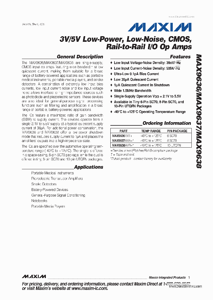 MAX9636_3082210.PDF Datasheet