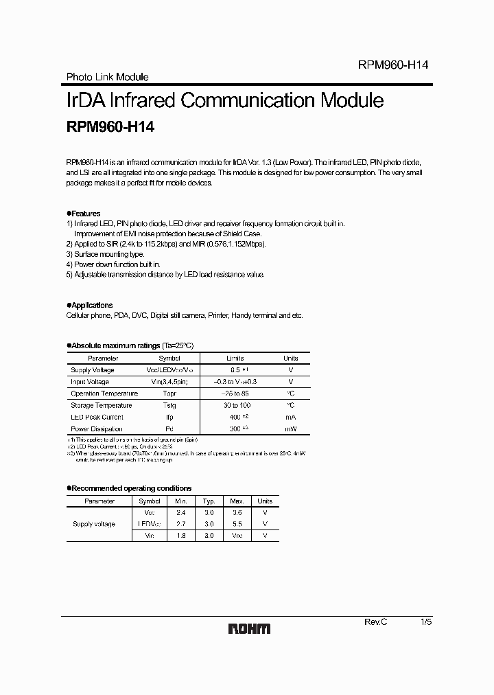 RPM960-H1405_3083835.PDF Datasheet