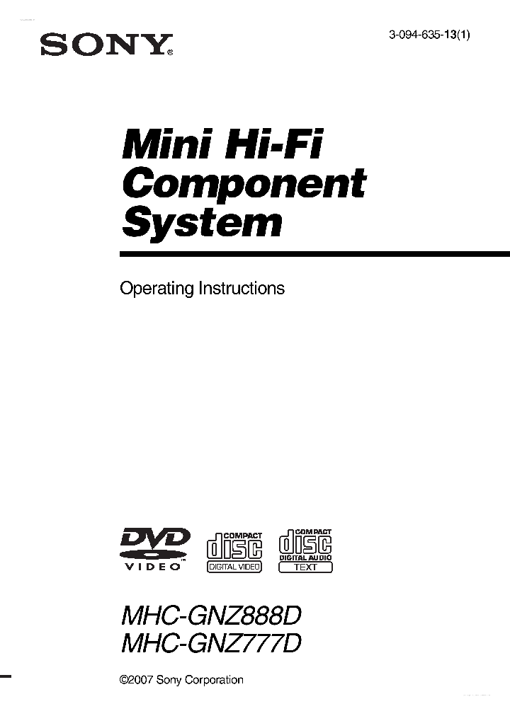 MHC-GNZ777D_3084440.PDF Datasheet