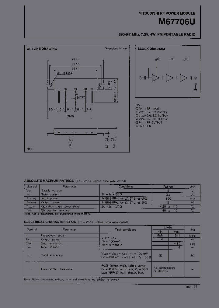 M67706U_3098372.PDF Datasheet