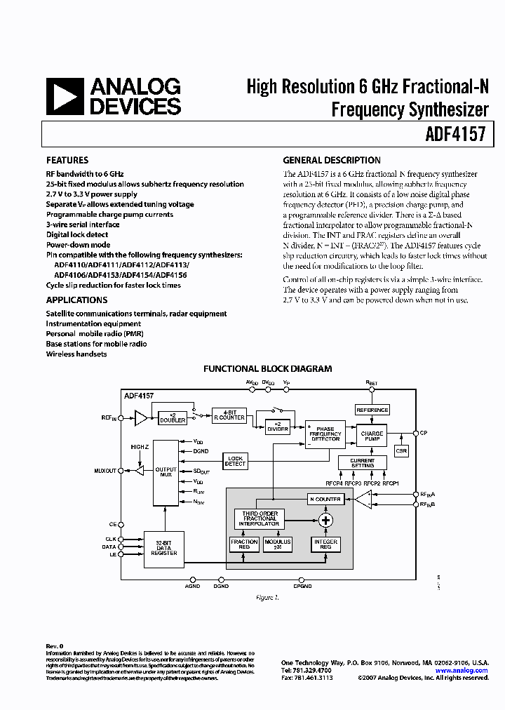 ADF4157BRUZ-RL71_3096414.PDF Datasheet