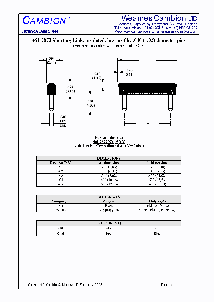 461-2872_3102337.PDF Datasheet