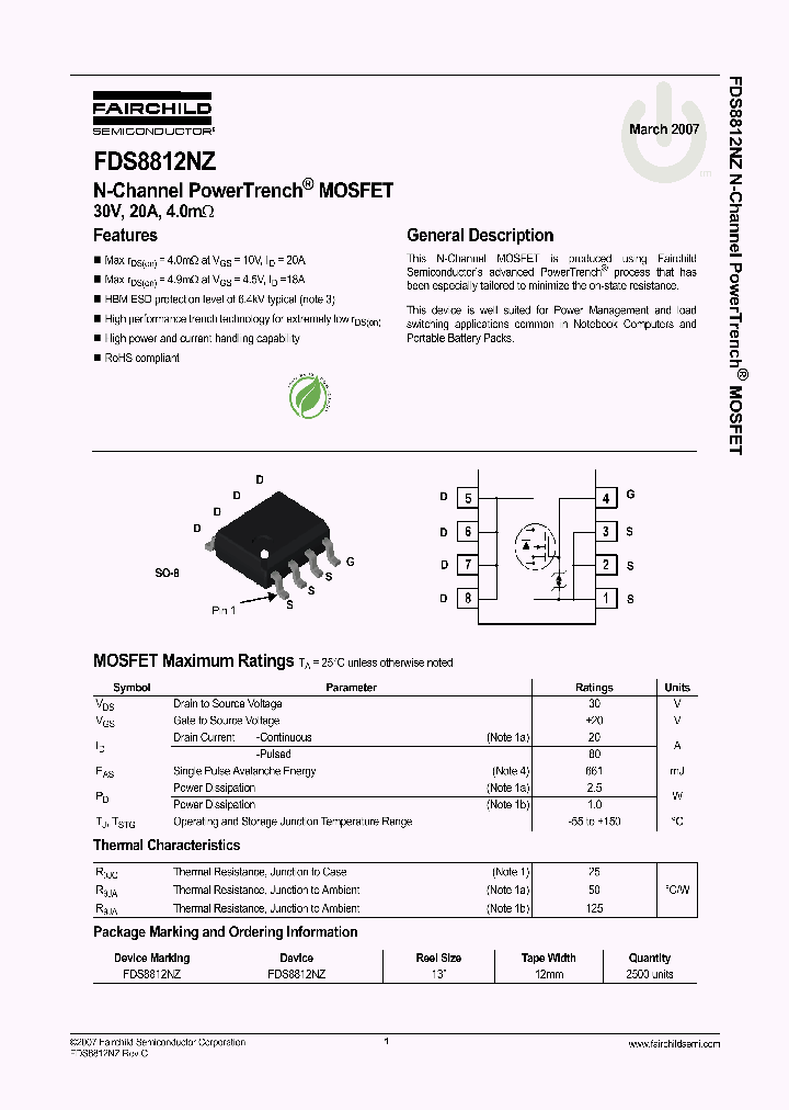 FDS8812NZ_3104539.PDF Datasheet