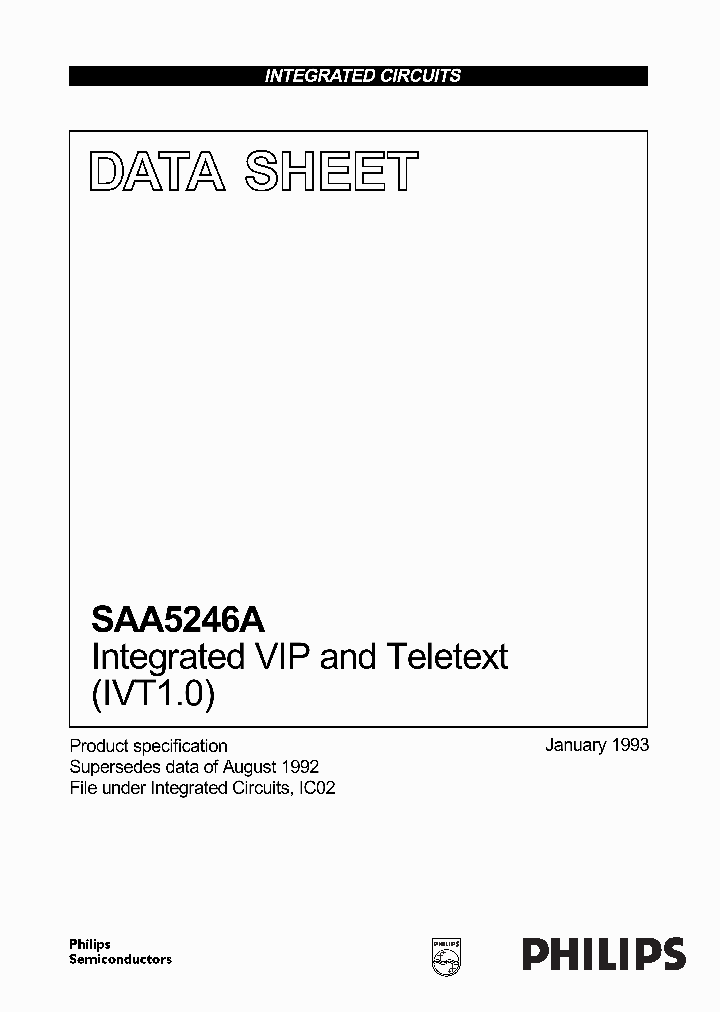 SAA5246_3108090.PDF Datasheet