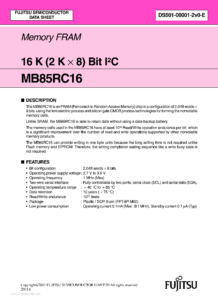 MB85RC16_3108717.PDF Datasheet