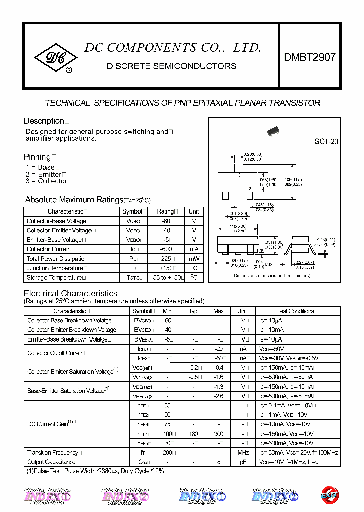 DMBT2907_3113118.PDF Datasheet