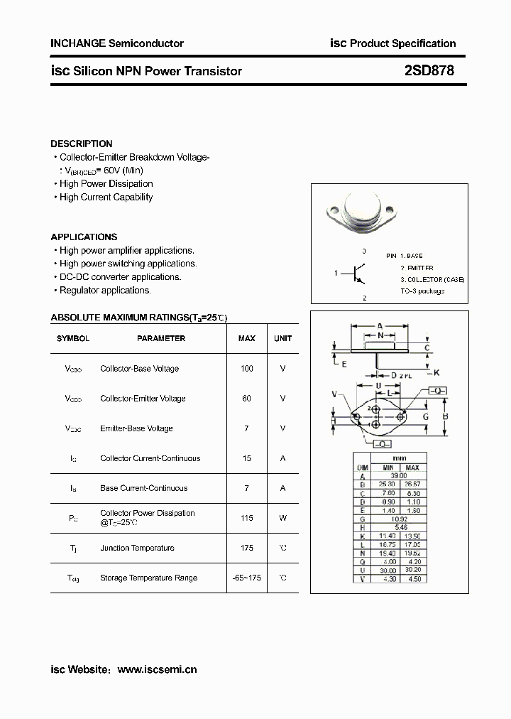 2SD878_3120111.PDF Datasheet