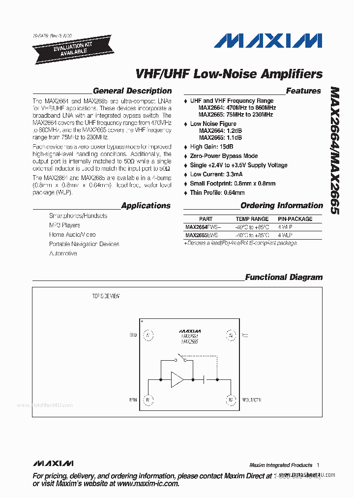 MAX2664_3127360.PDF Datasheet