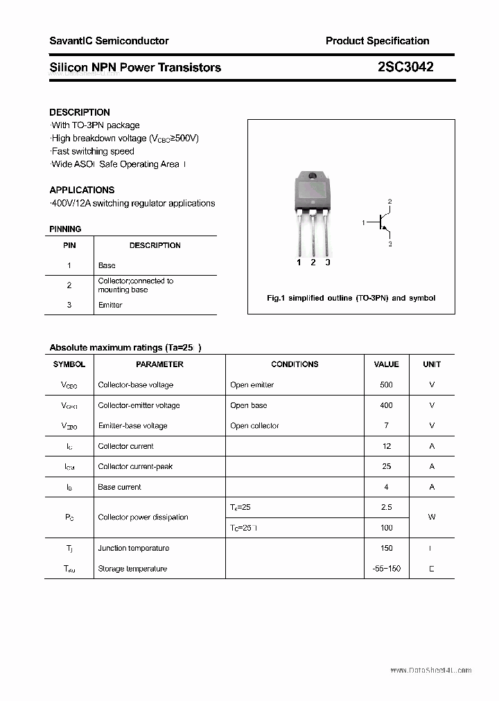 2SC3042_3127474.PDF Datasheet