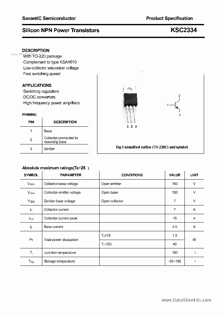 KSC2334_3127556.PDF Datasheet