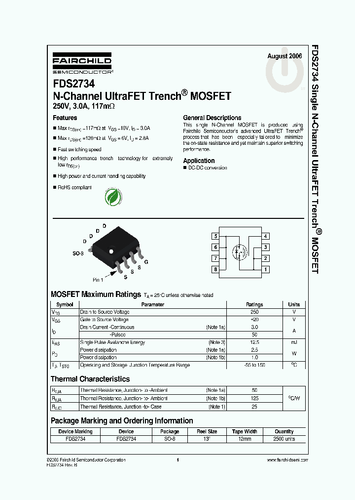 FDS2734_3137917.PDF Datasheet