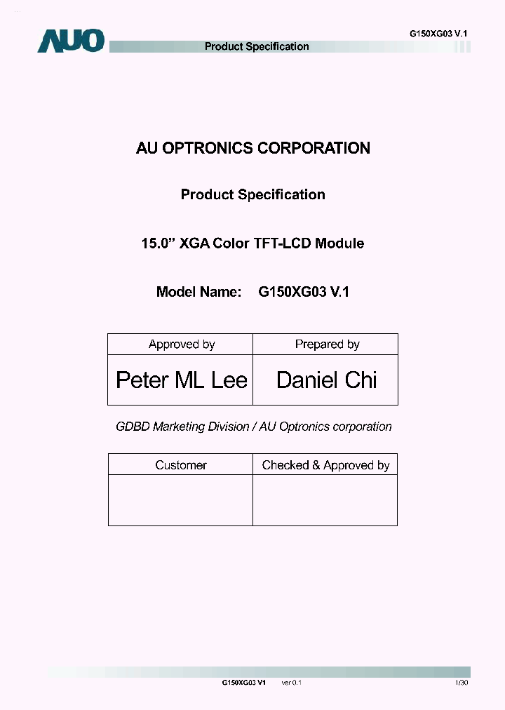 G150XG03V1_3142281.PDF Datasheet