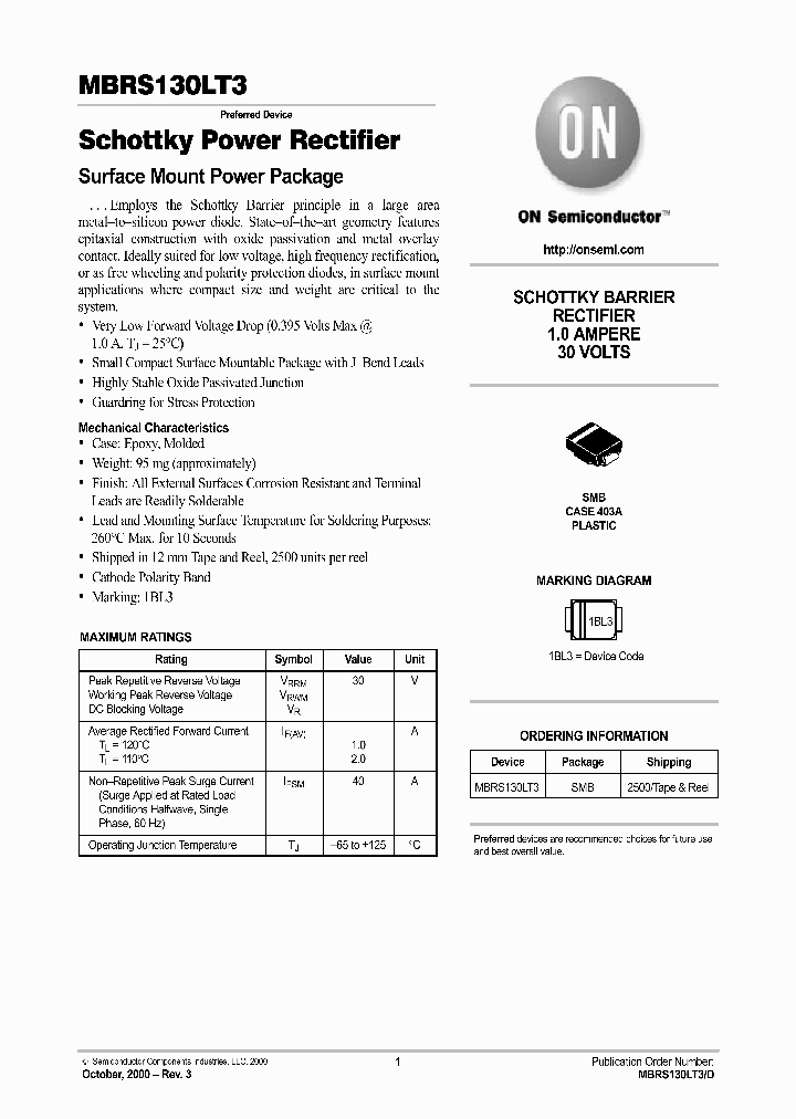 MBRS130LT3-D_3143265.PDF Datasheet