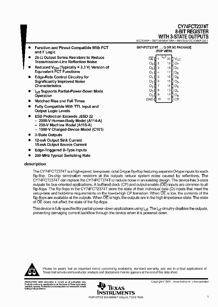 74FCT2374ATSOCTG4_3164586.PDF Datasheet