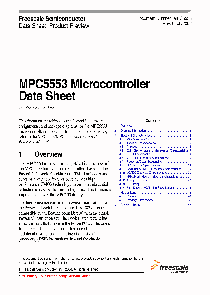 MPC5553AVR112R2_3168217.PDF Datasheet