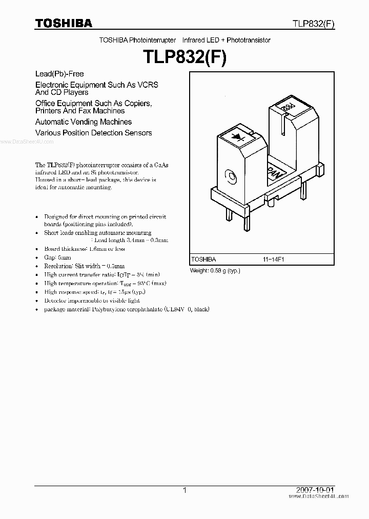 TLP832_3176892.PDF Datasheet