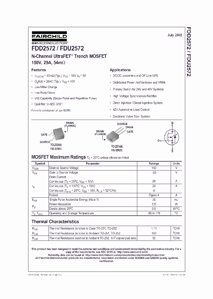 FDD2572_3196098.PDF Datasheet