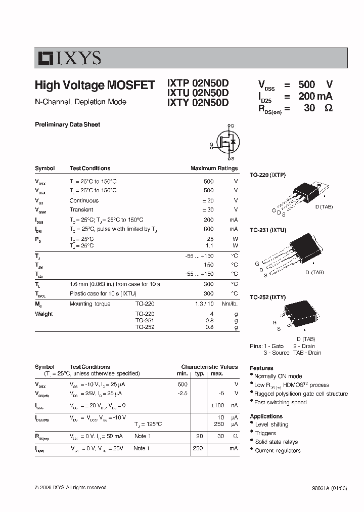 IXTU02N50D_3221373.PDF Datasheet