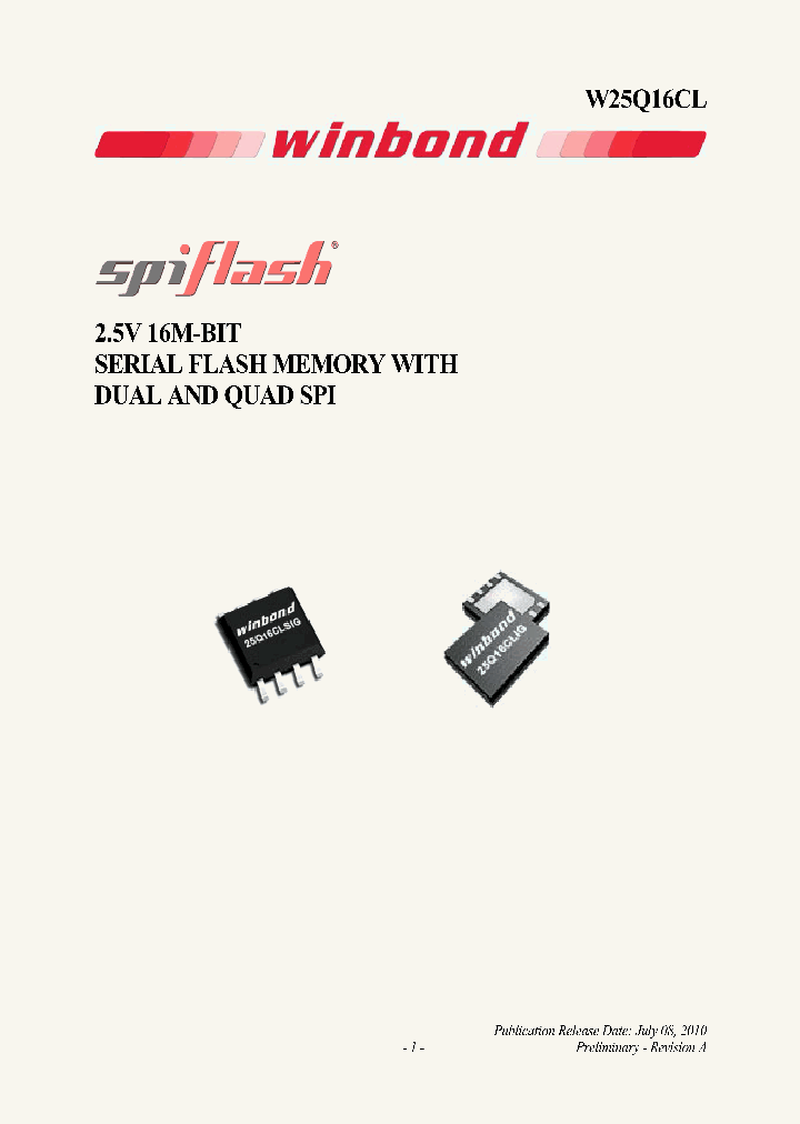 W25Q16CL_3222890.PDF Datasheet