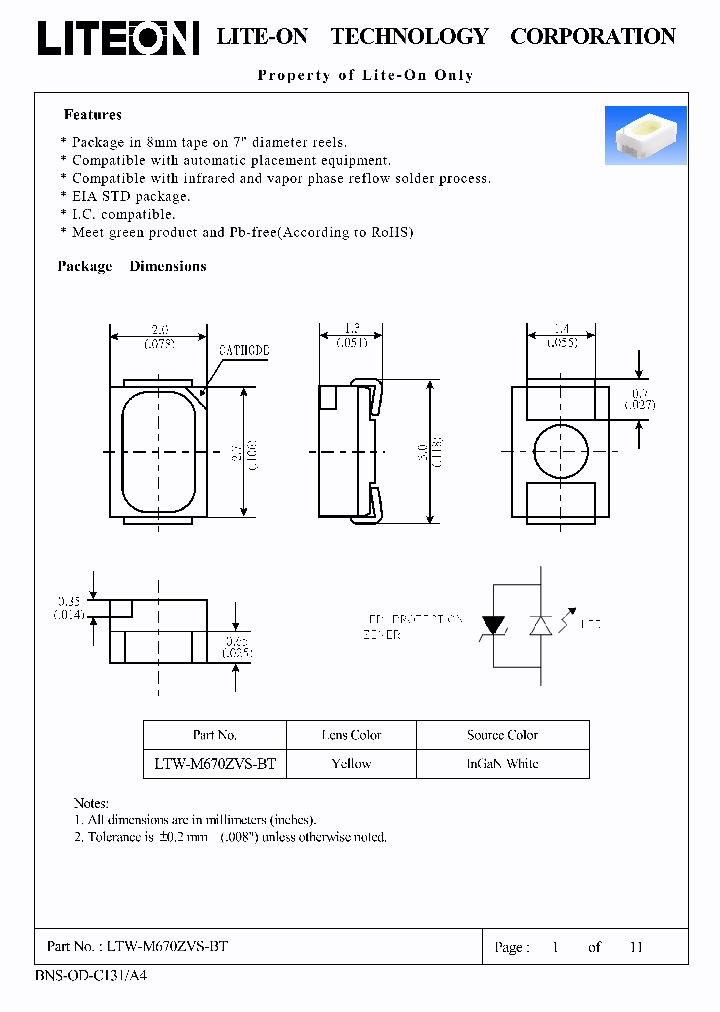 LTW-M670ZVS-BT_3229331.PDF Datasheet