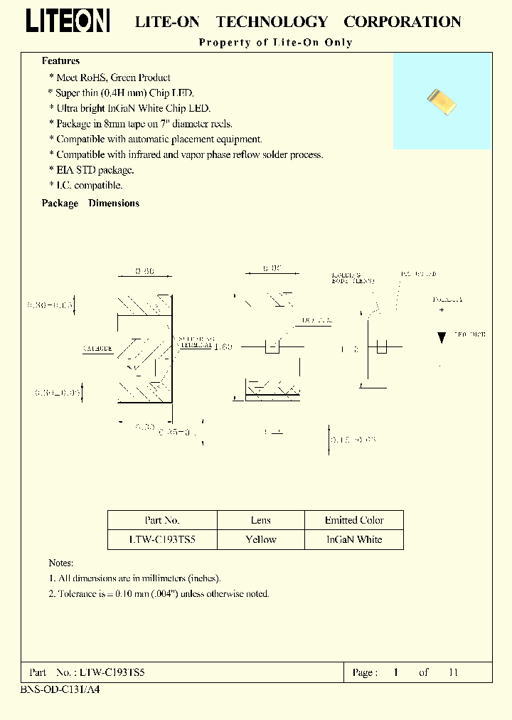 LTW-C193TS5_3229160.PDF Datasheet